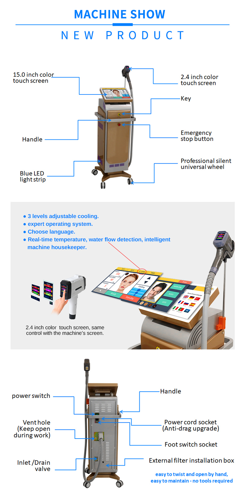 Laser Hair Removal Remoção de cabelo a laser