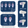 Máquina Hifu de 5 alças Micro agulha EMS + RF 9D 
