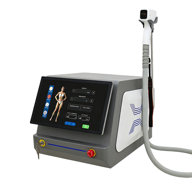 Máquina profissional de remoção de pêlos a laser de diodo 808nm para salão de beleza