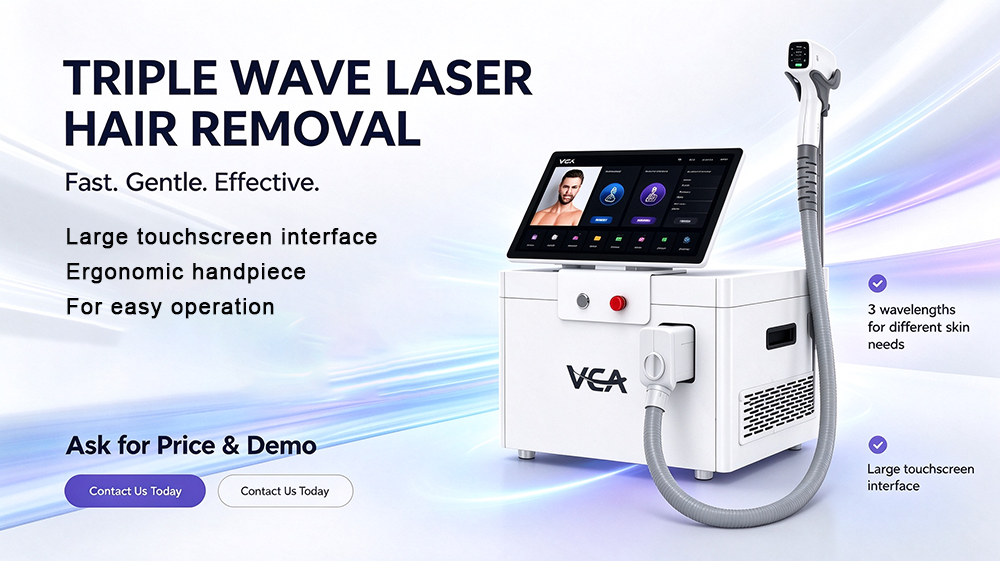 Máquina de remoção de pêlos a laser de diodo 808nm mais recente para clínicas de beleza profissionais