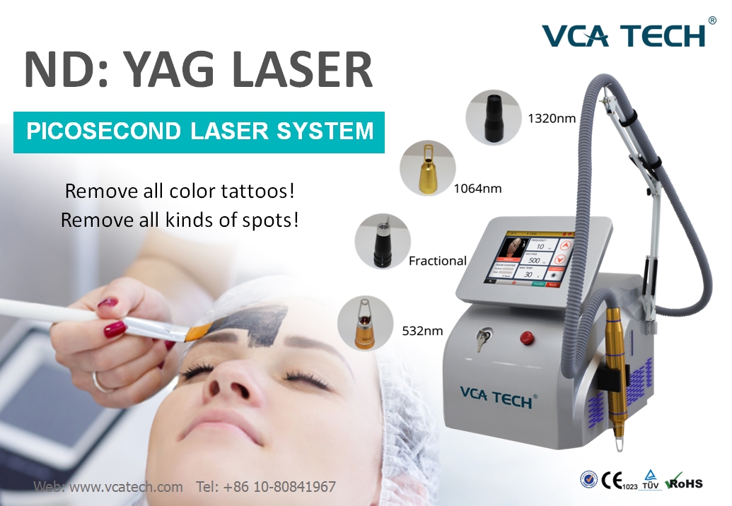 ND: YAG LASER PICOSECOND LASER 2 EM 1 SISTEMA 