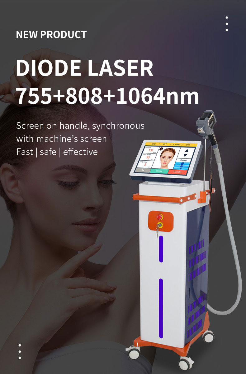Remo&ccedil;&atilde;o de cabelo a laser de diodo