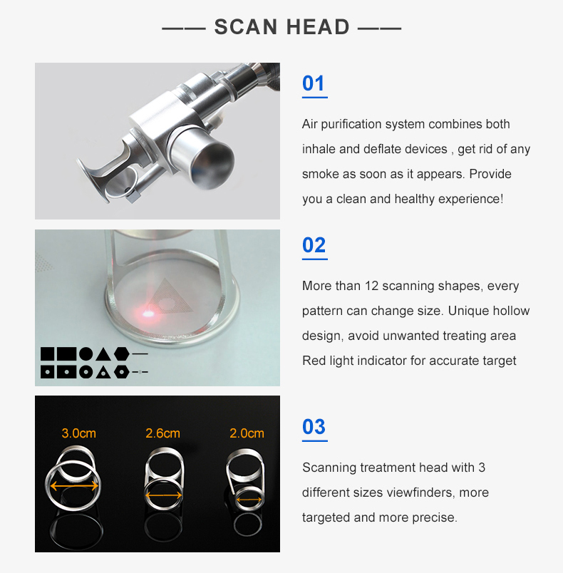 M&aacute;quina laser fracion&aacute;ria profissional de CO2