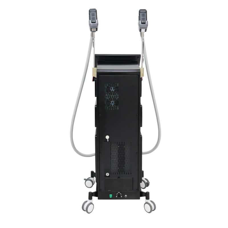 Novo design de dispositivo de remoção de pêlos a laser com peças de mão duplas