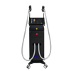 Máquina profissional de remoção de pêlos a laser com peças de mão duplas