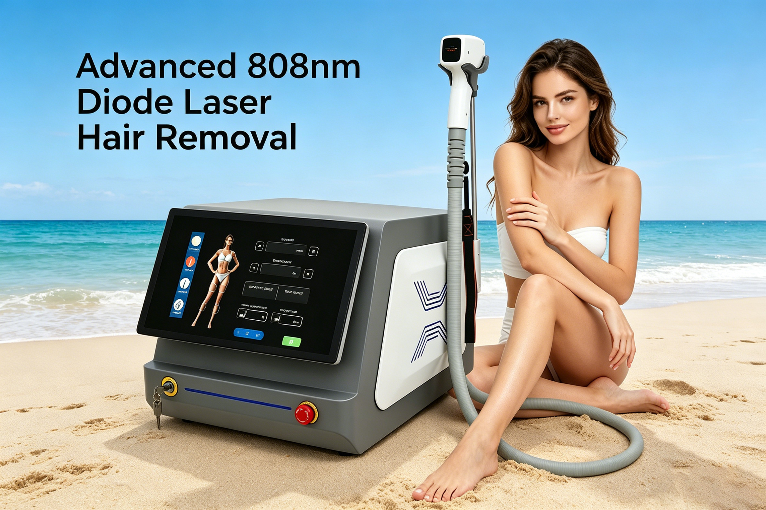 Quantas sessões para depilação a laser de diodo?