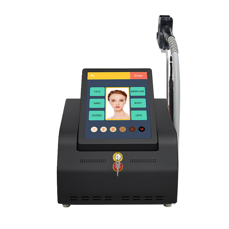 Remoção de cabelo a laser de diodo triplo 755 808 1064 Máquina a laser