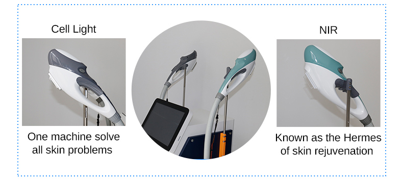 Duas pe&ccedil;as de m&atilde;o Luz de c&eacute;lulas + nir