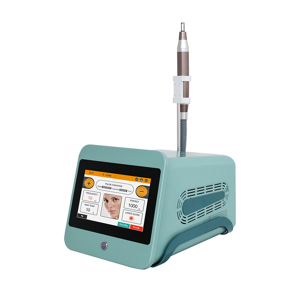 1064 nm 755nm 532nm picolaser q comutada e remoção de tatuagem a laser yag máquina de remoção a laser