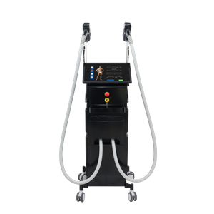 Novo design de dispositivo de remoção de pêlos a laser com peças de mão duplas