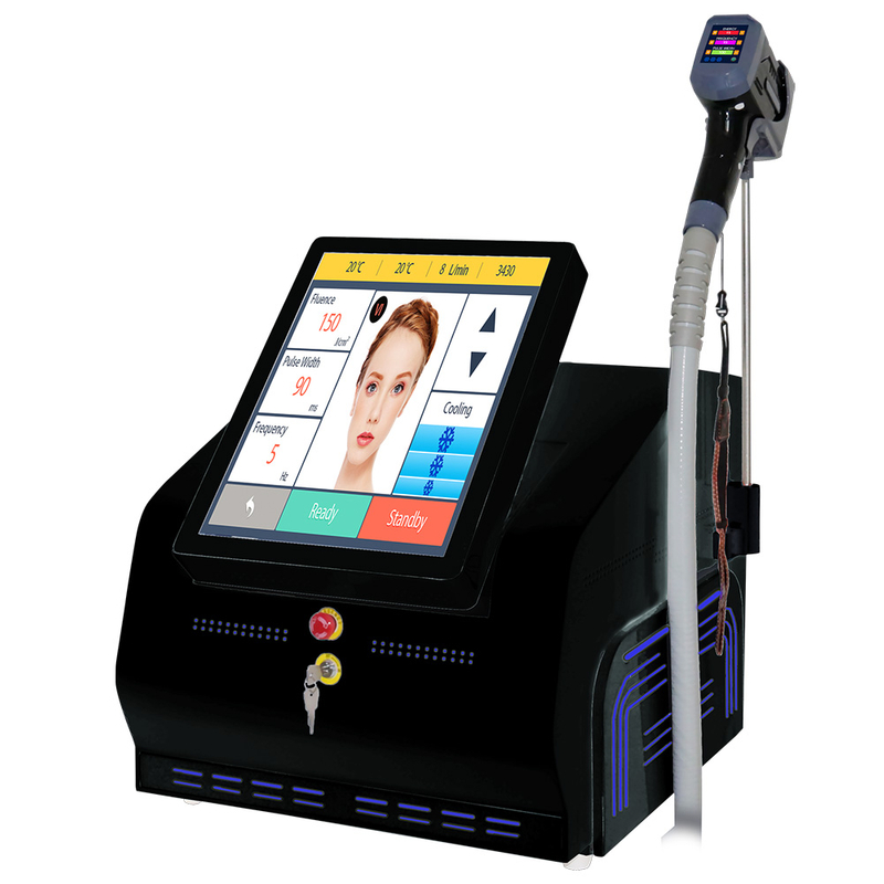 Remoção de cabelo a laser de diodo triplo 755 808 1064 Máquina a laser