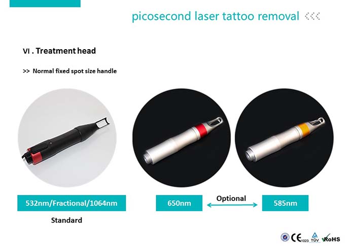 Máquina de remoção de tatuagem Medical CE Q Switched Nd Yag Laser Pico